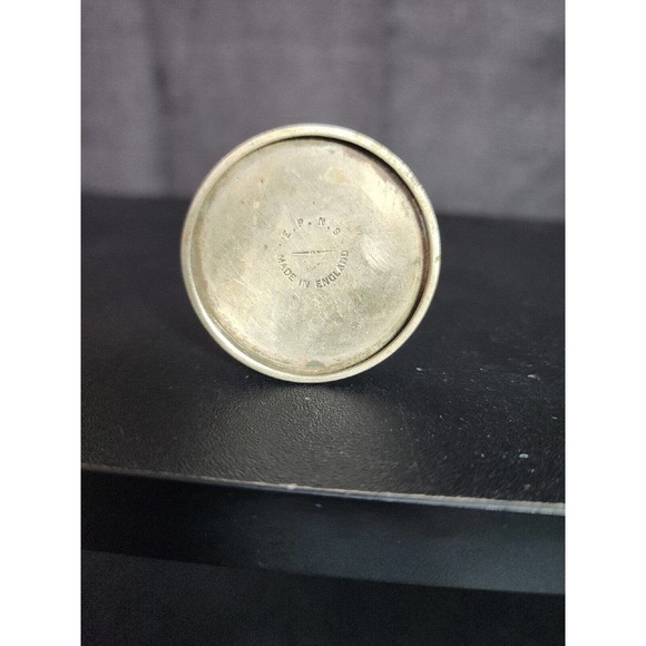MADE IN ENGLAND: TINY E.P.N.S. SILVER SALT & PEPPPER SHAKER Plated Vintage - Picture 3 of 4